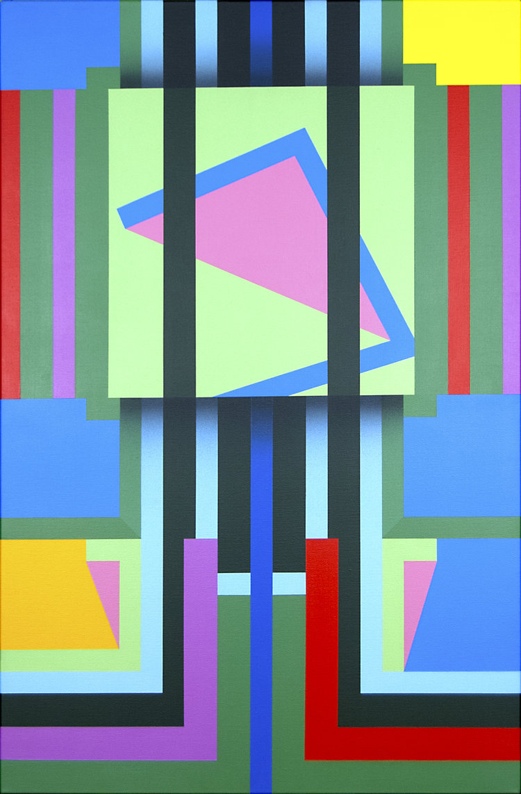 'The Artists Studio', Graham King, Acrylic on canvas, 91.4 x 61 x 1.6 cm