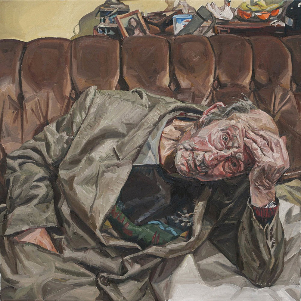Richard Allen, DCTH, oil on linen, 65 x 65 x 5 cm