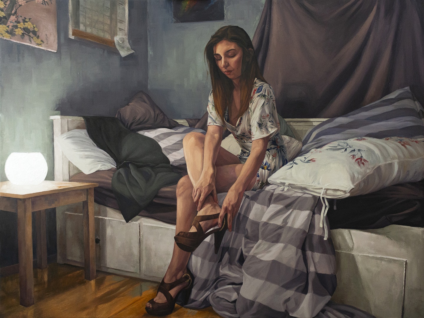 'Reversion to the Self', Danielle Clarke, Oil on canvas, 95 x 122 cm
