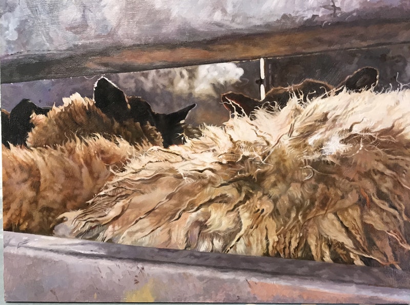 'March Morning', Julie Douglas, Oil, 31 x 42 cm