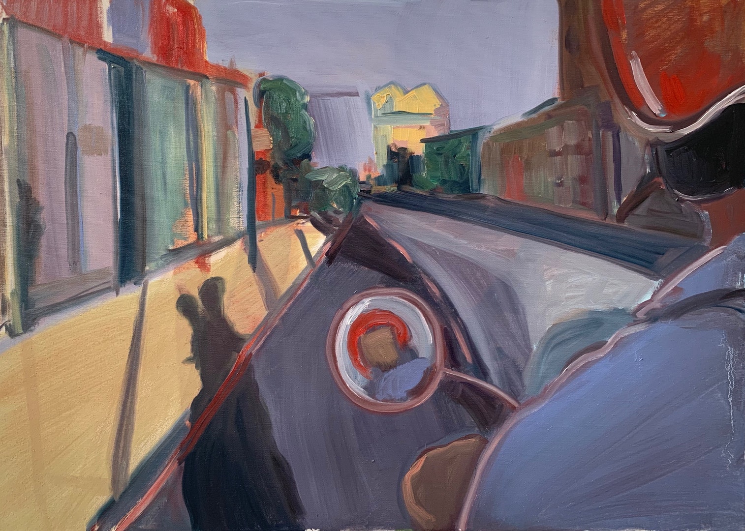 'Holloway Road, Day', Nicole Price, Oil on canvas, 50 x 70 cm