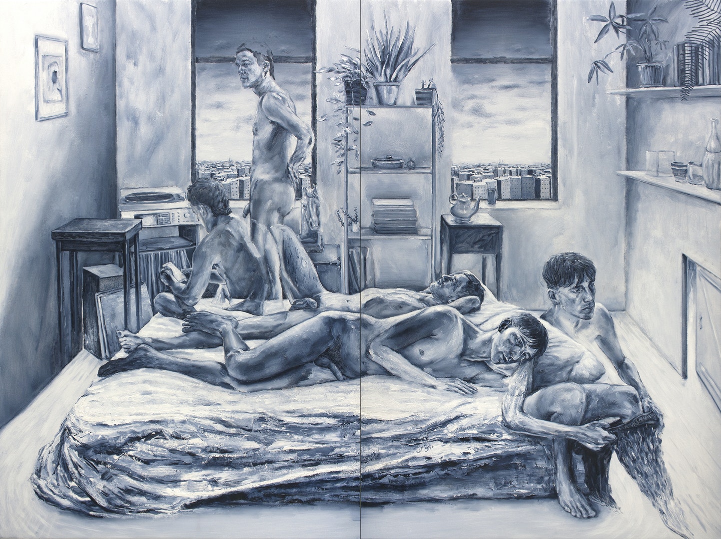 'I Me Mine', Adam Lupton, Oil on canvas, 152 x 203 cm