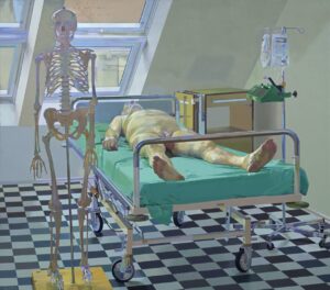 'Death', Amnon David Ar, Oil on canvas, 205 x 180 cm