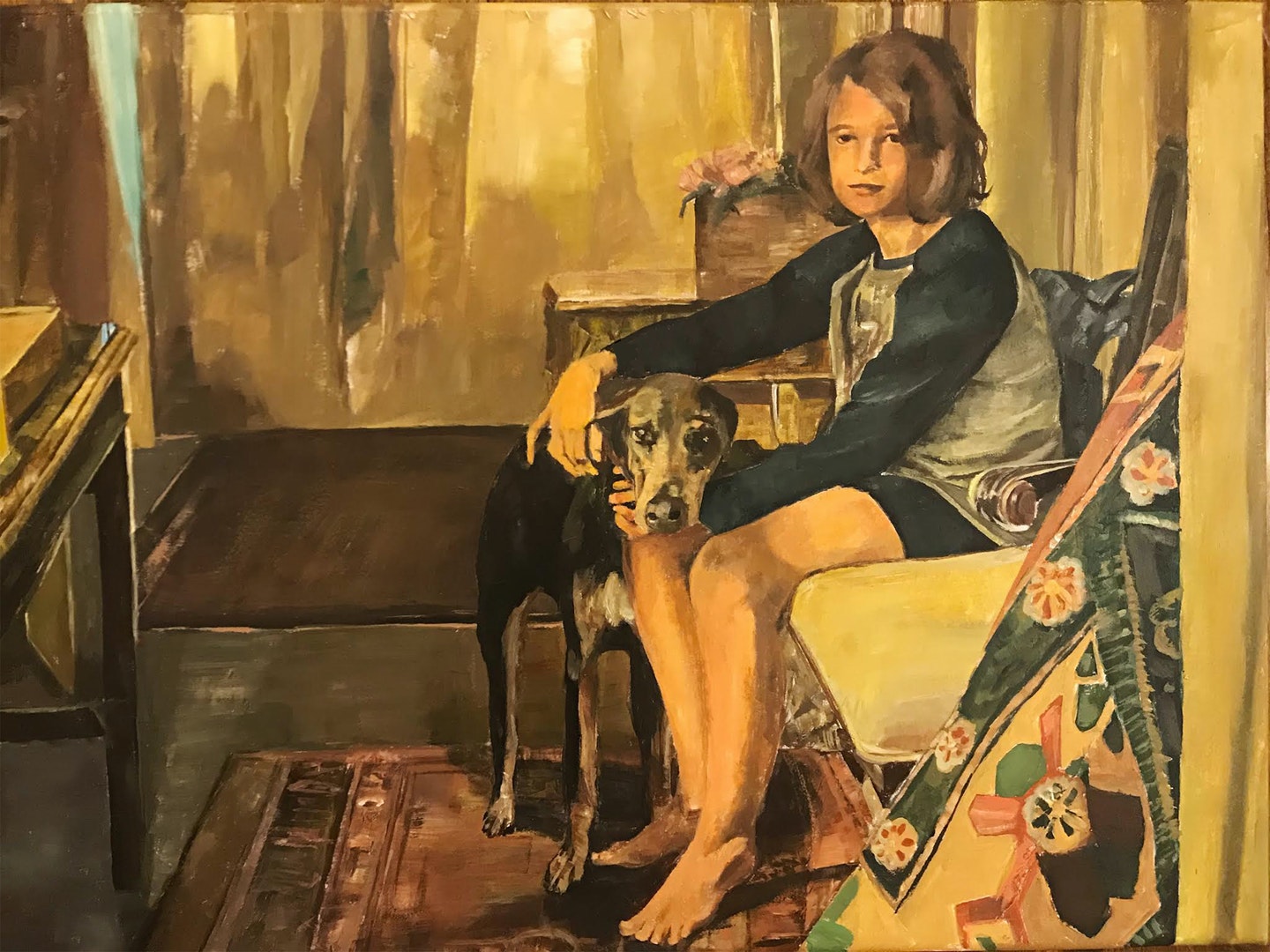 'Home in Autumn', Arienne Boley, Acrylic, 18 x 24 cm