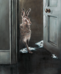 'Hare Hid Lather', Diane Bellamy, Acrylic on canvas, 91 x 76 cm