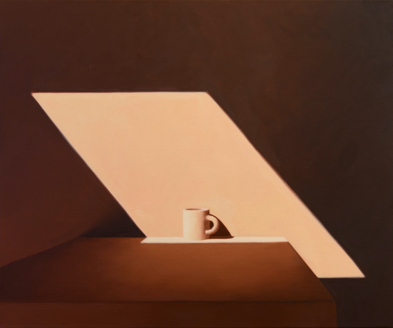 'At Rest', Jill Tate, Oil on canvas, 51 x 61 cm