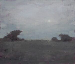 'Harmony In Grey', Max White, Oil on panel, 15 x 20 cm