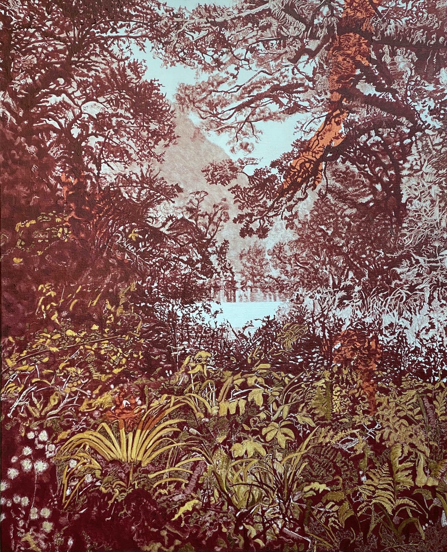 'Forest Portal', Robyn Litchfield, Oil on linen, 81 x 61 cm