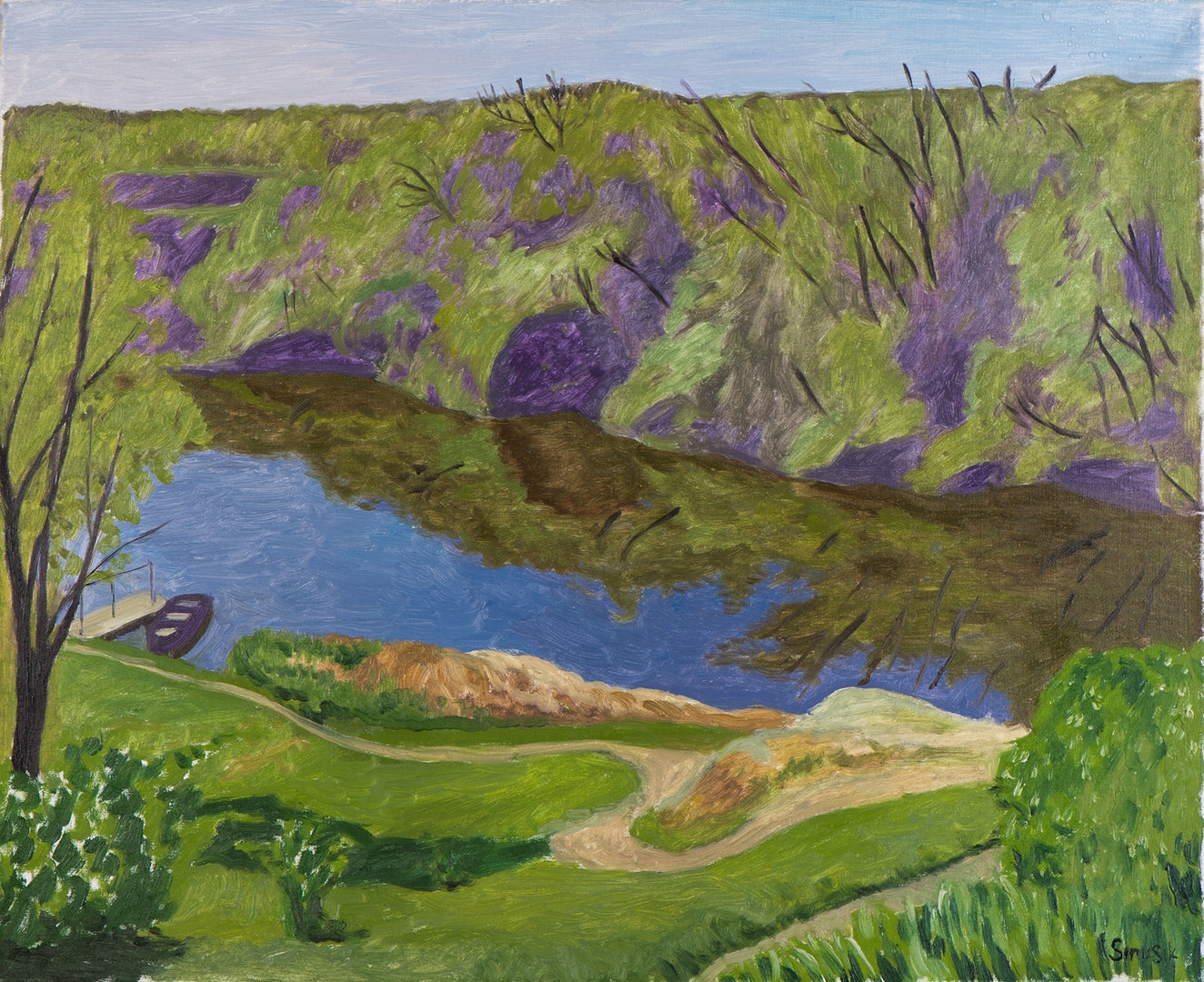 'Canyon', Sinusik Volodymyr, Oil on linen, 45 x 55 cm