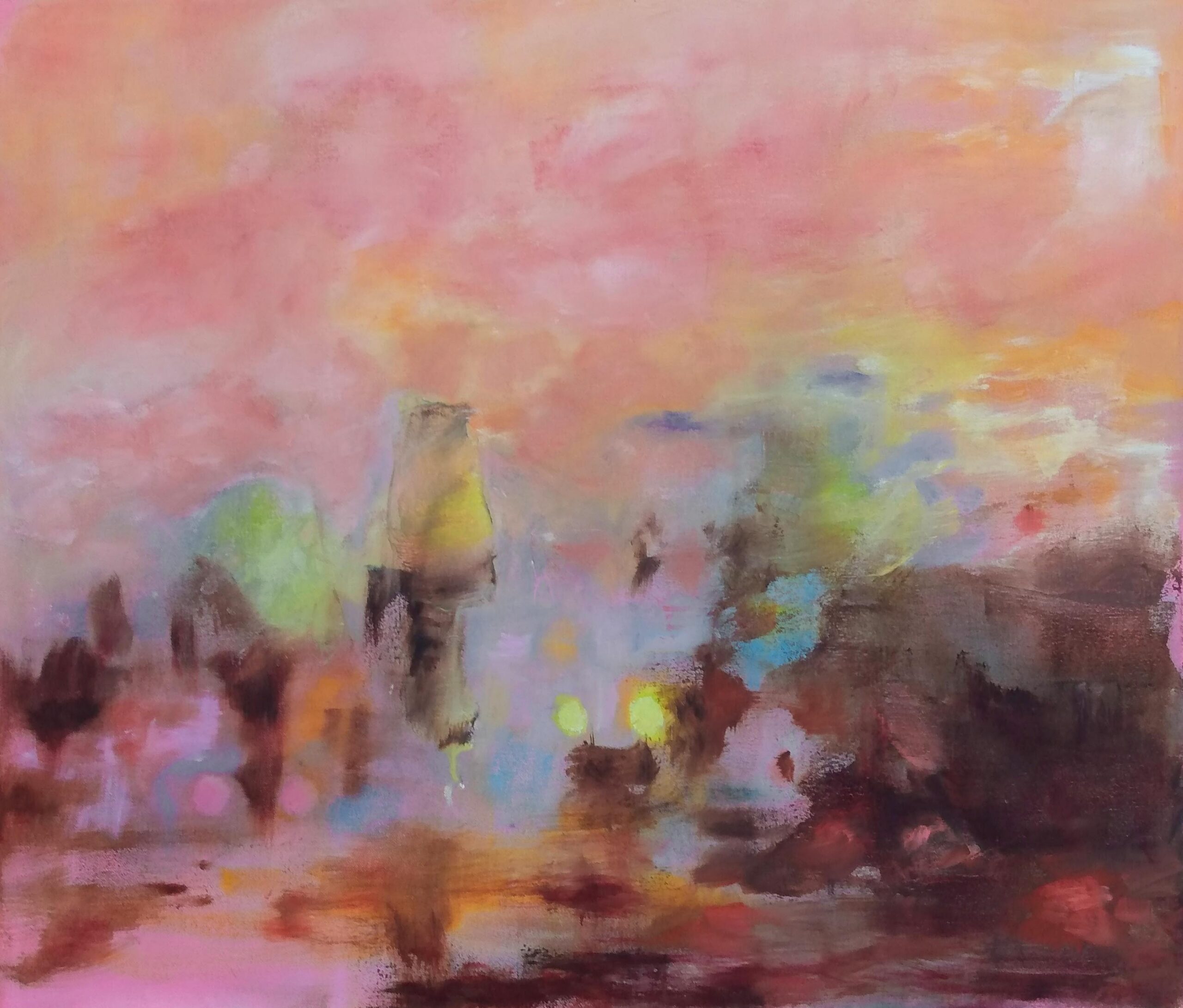 'Avenue Of Dreams', Alex McArthur, Oil on canvas, 60 x 69 cm