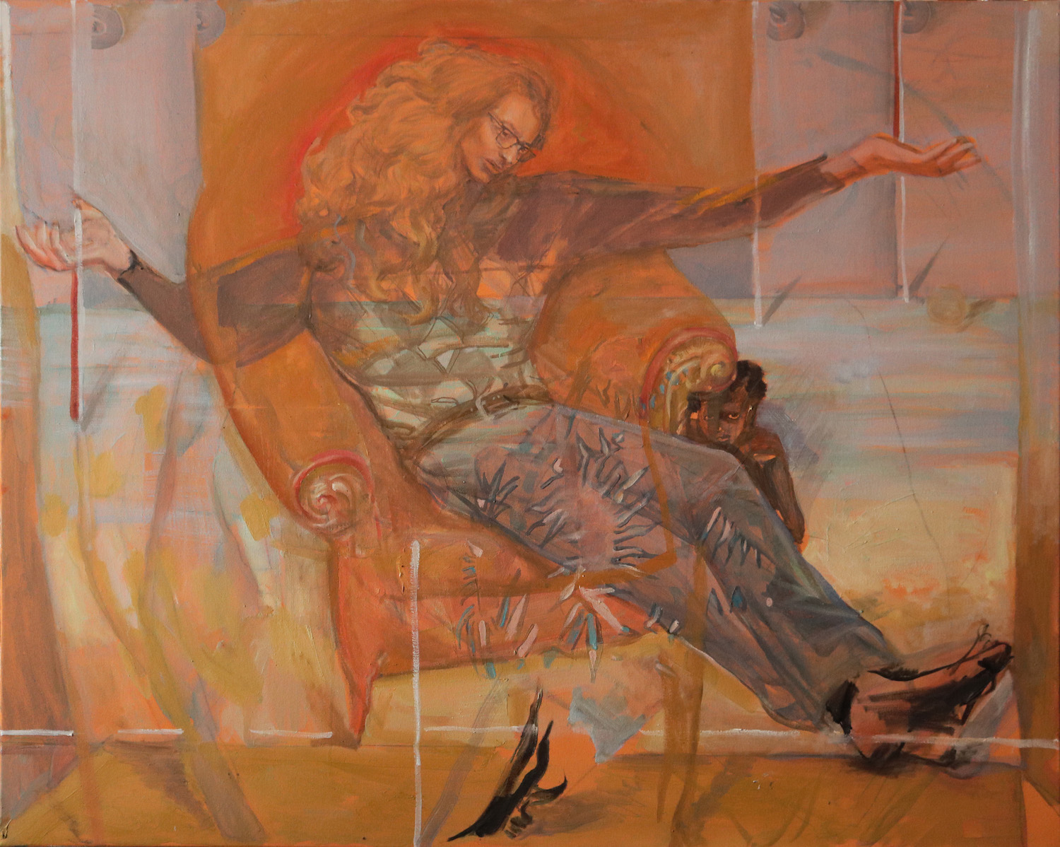 'Here I Am', Anastasia Kurakina, Oil on canvas, 80 x 100 cm