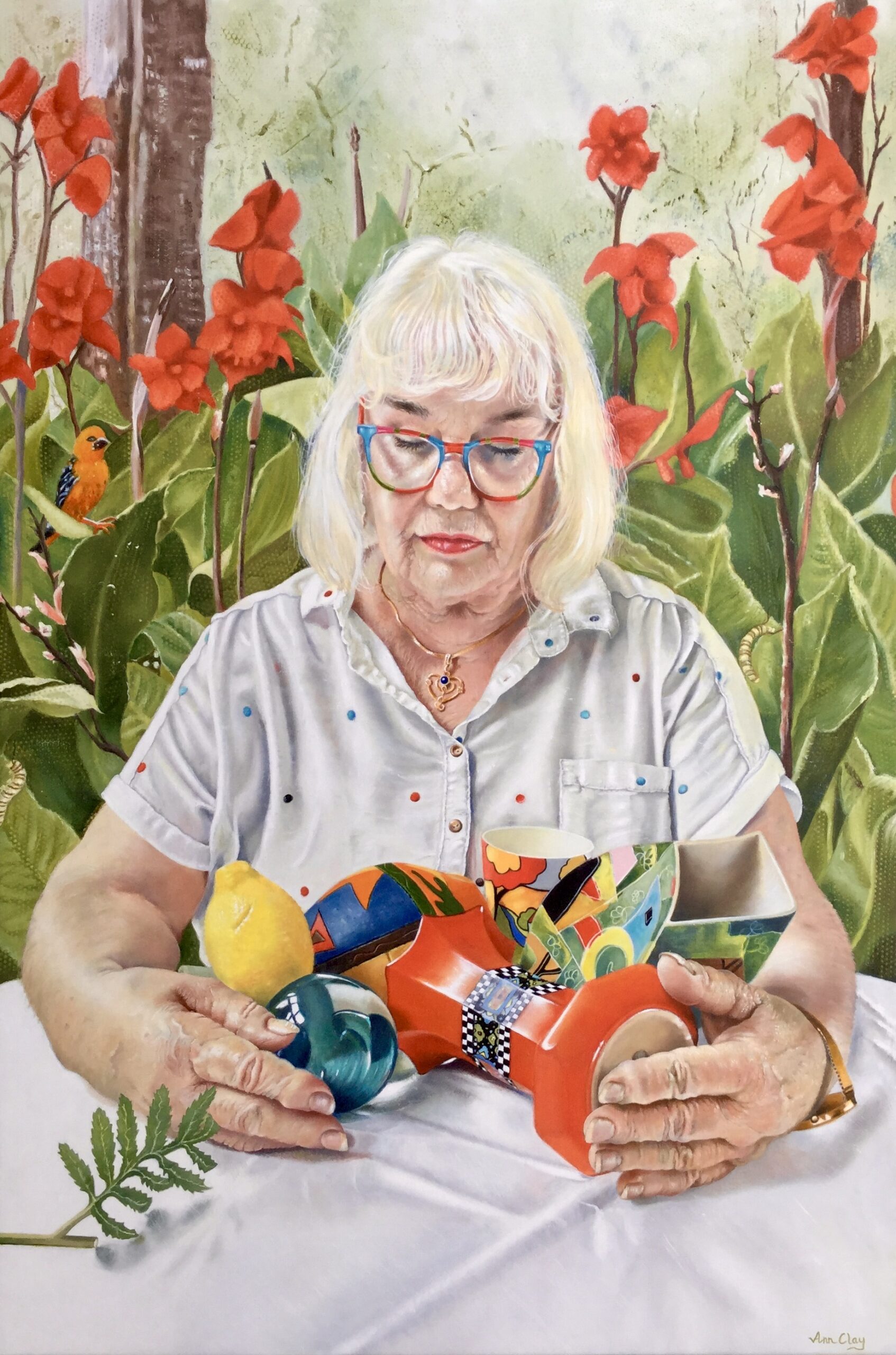 'Jill', Ann Clay, Oil on linen, 90 x 60 cm
