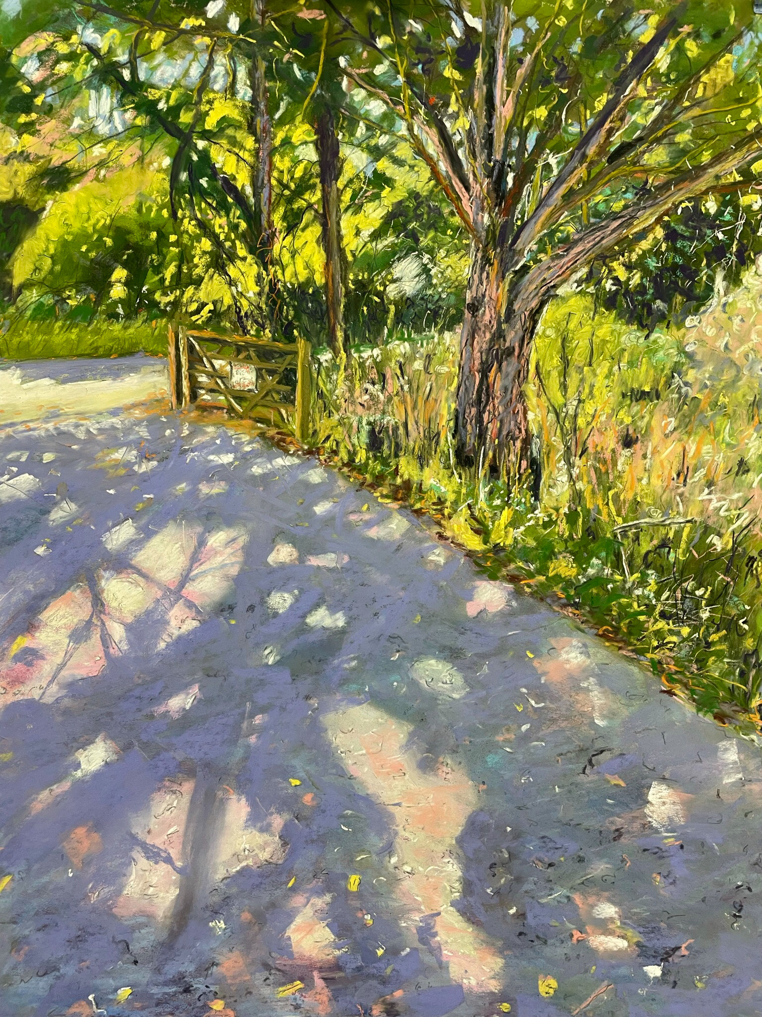 'Summer In Mucking', Dawn Limbert, Soft pastel, 70 x 50 cm