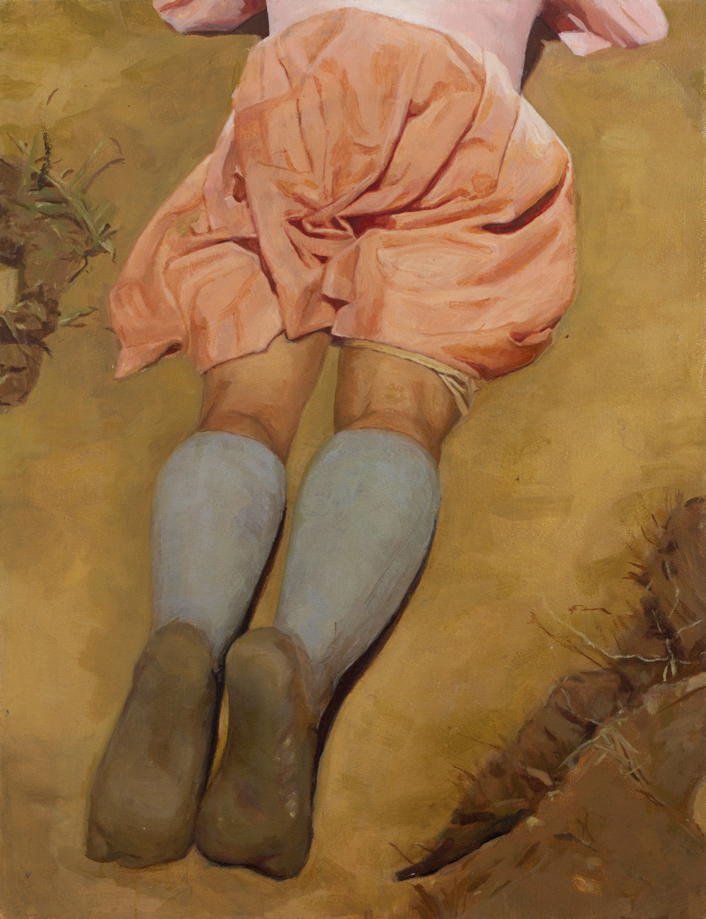 'The Mudbank', Elizabeth Saskia Langley, Oil on canvas, 51 x 66 cm