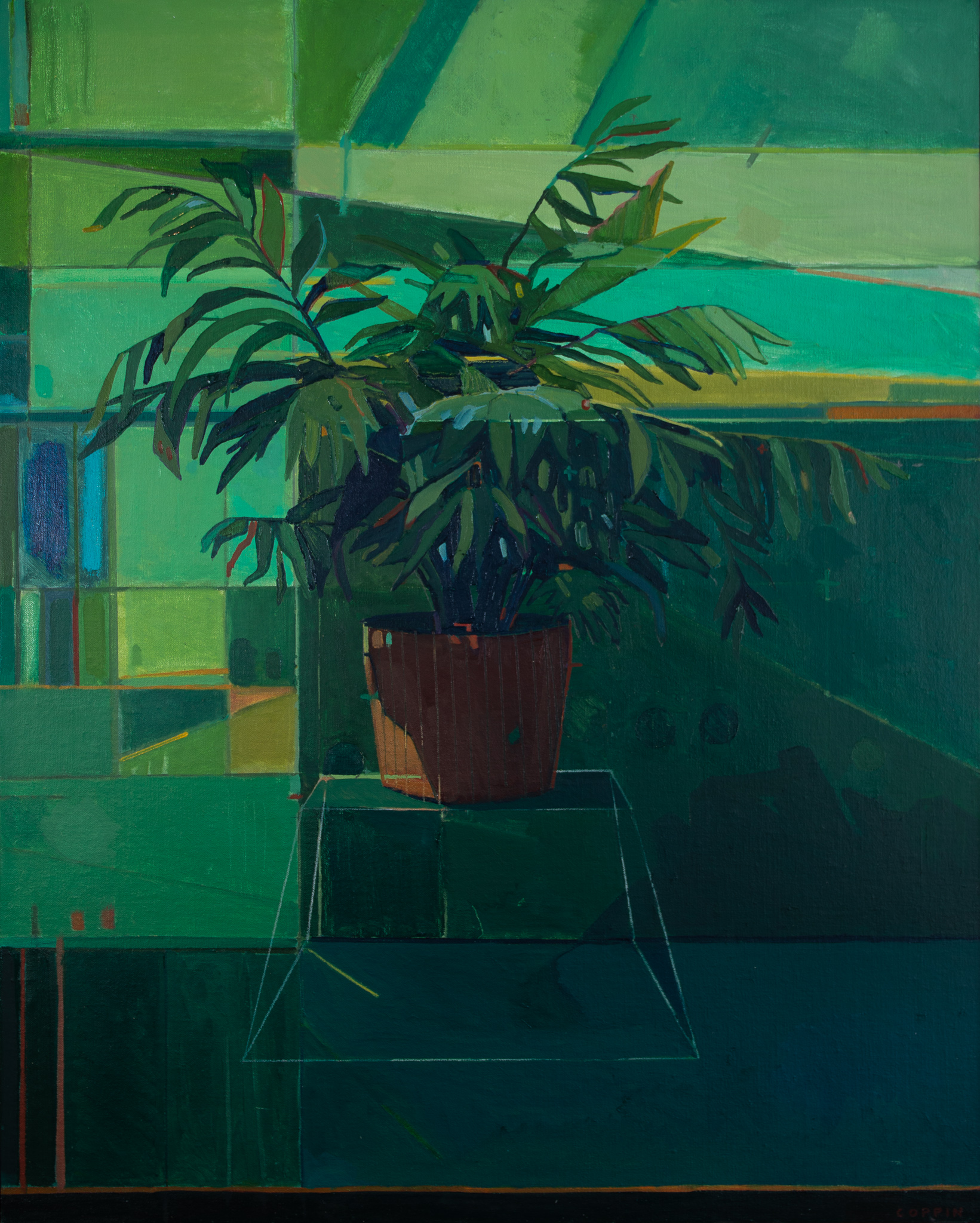 'Translation', Fred Coppin, Oil on linen on panel, 75 x 60 cm