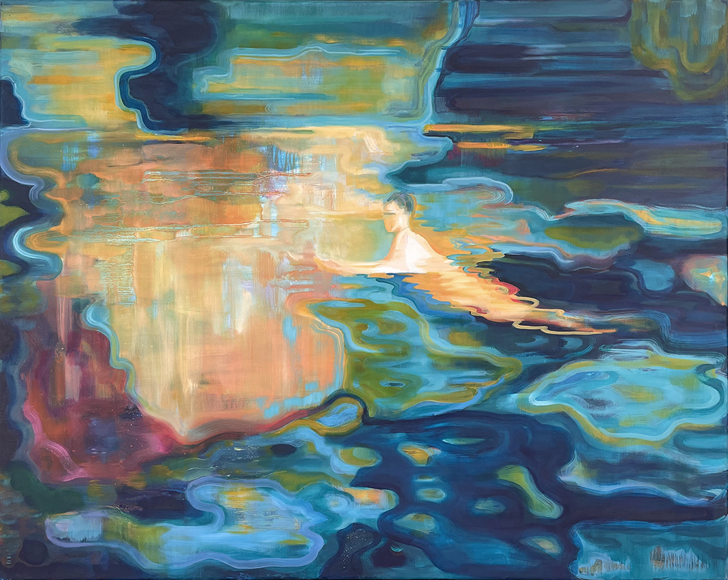 'Electric Dreams', Rachael Tyler Bacon, Oil on canvas, 110 x 130 cm