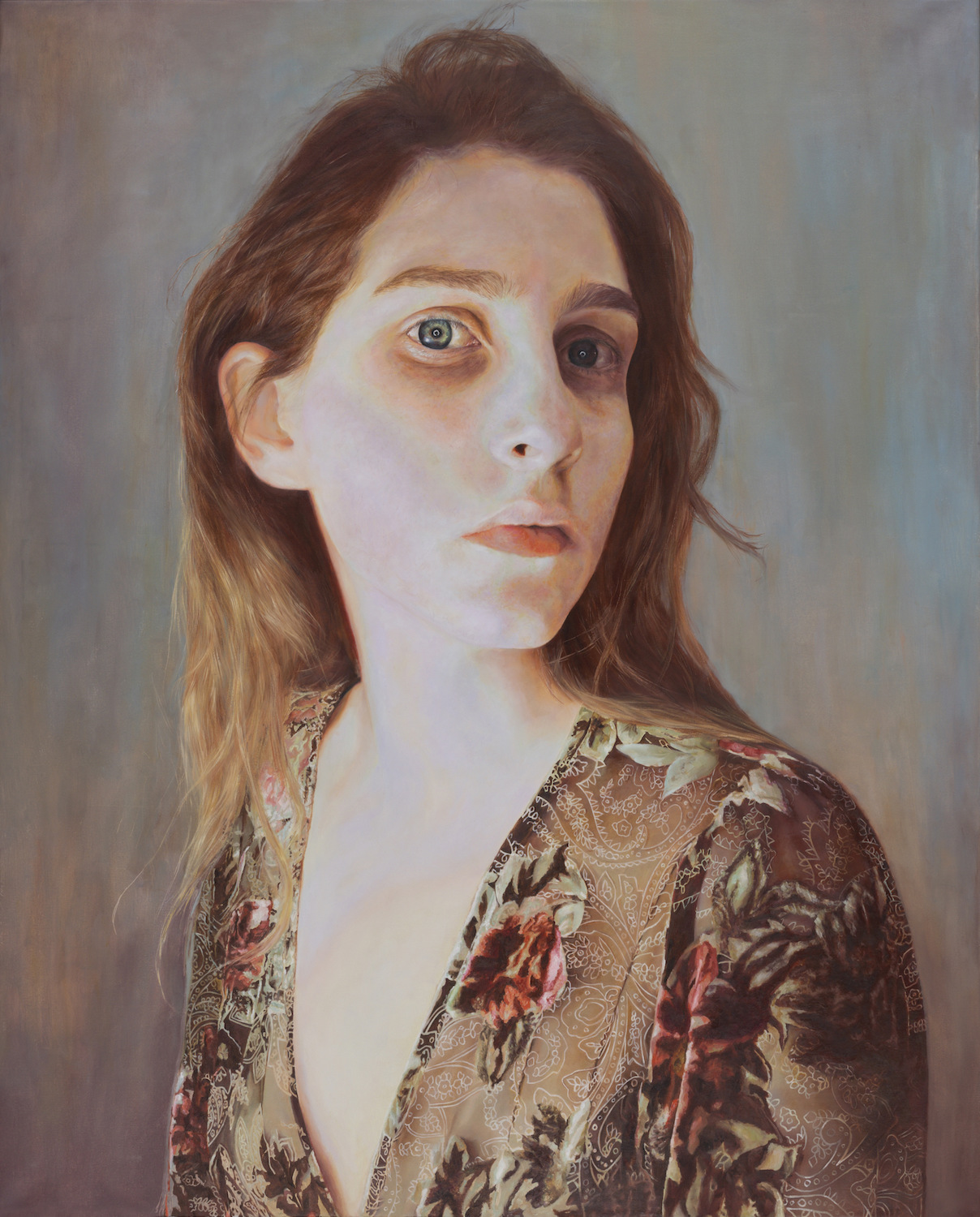 'Velvet', Sandra Valls, Oil on canvas, 100 x 81 cm