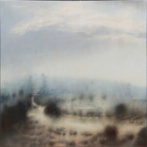 'Drover's Road', Tania Rutland, Oil on canvas, 50 x 50 cm