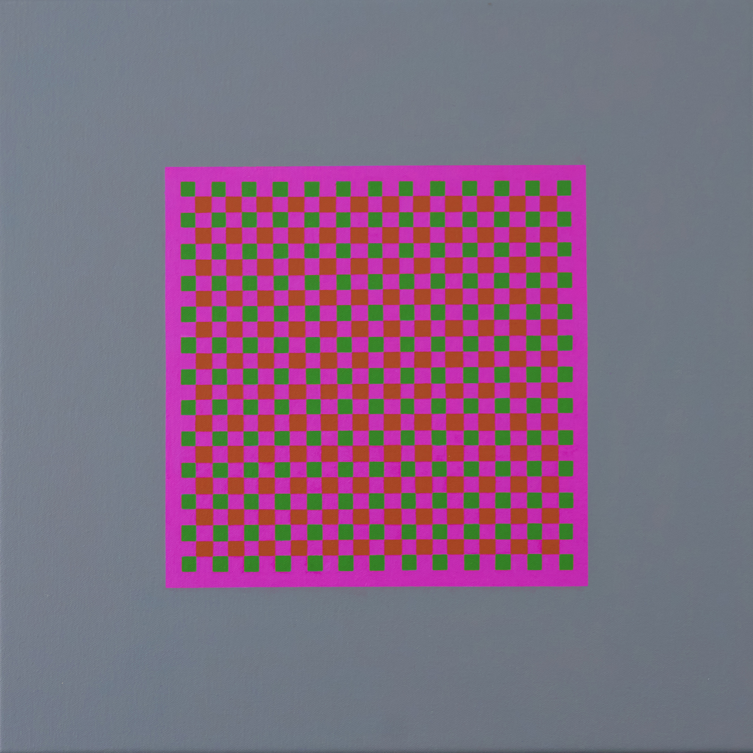 'Isolated Haze (Pink)', Victoria Mardon, Acrylic on canvas, 45 x 45 cm