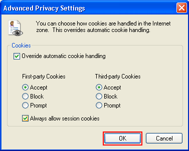 Advanced Privacy Settings